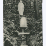 Historic Postcard of Grotto with fountain.